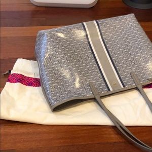 TORY BURCH Gemini Link Coated Canvas Tote